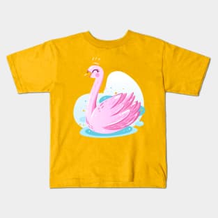 Swan Princess Queen Kids T-Shirt